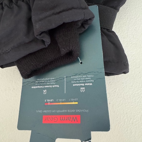 Tek Gear Black Winter Gloves - Picture 7 of 8